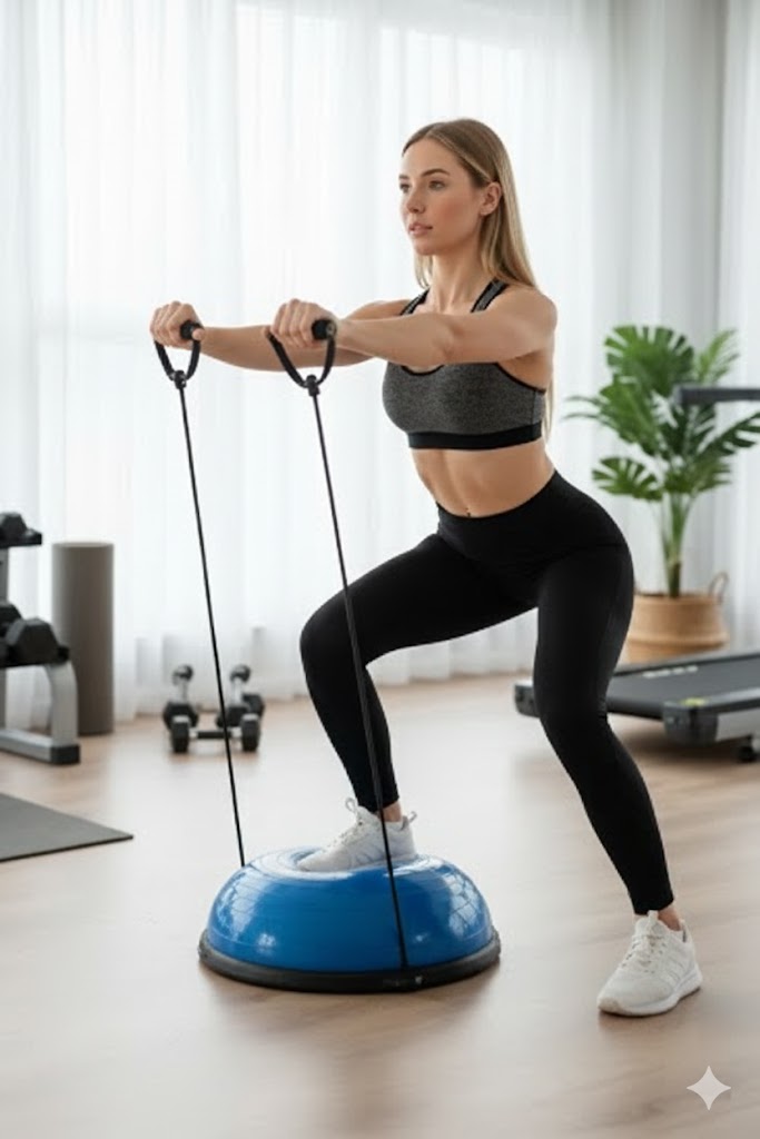 Libor Bosu Pilates Denge Topu  Yarım AY 60 CM